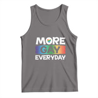 Funny LGBT Pride Tank Top More Gay Everyday