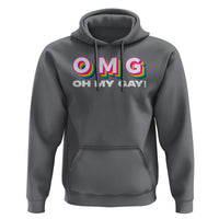 Funny LGBT Pride Hoodie OMG Oh My Gay - Wonder Print Shop