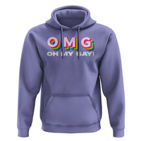 Funny LGBT Pride Hoodie OMG Oh My Gay - Wonder Print Shop