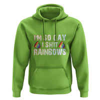 Funny LGBT Pride Hoodie I So Gay I Shit Rainbow - Wonder Print Shop