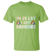 Funny LGBT Pride T Shirt I So Gay I Shit Rainbow - Wonder Print Shop