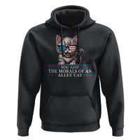 US President Election Debate 2024 Hoodie Morals Of An Alley Cat - Wonder Print Shop
