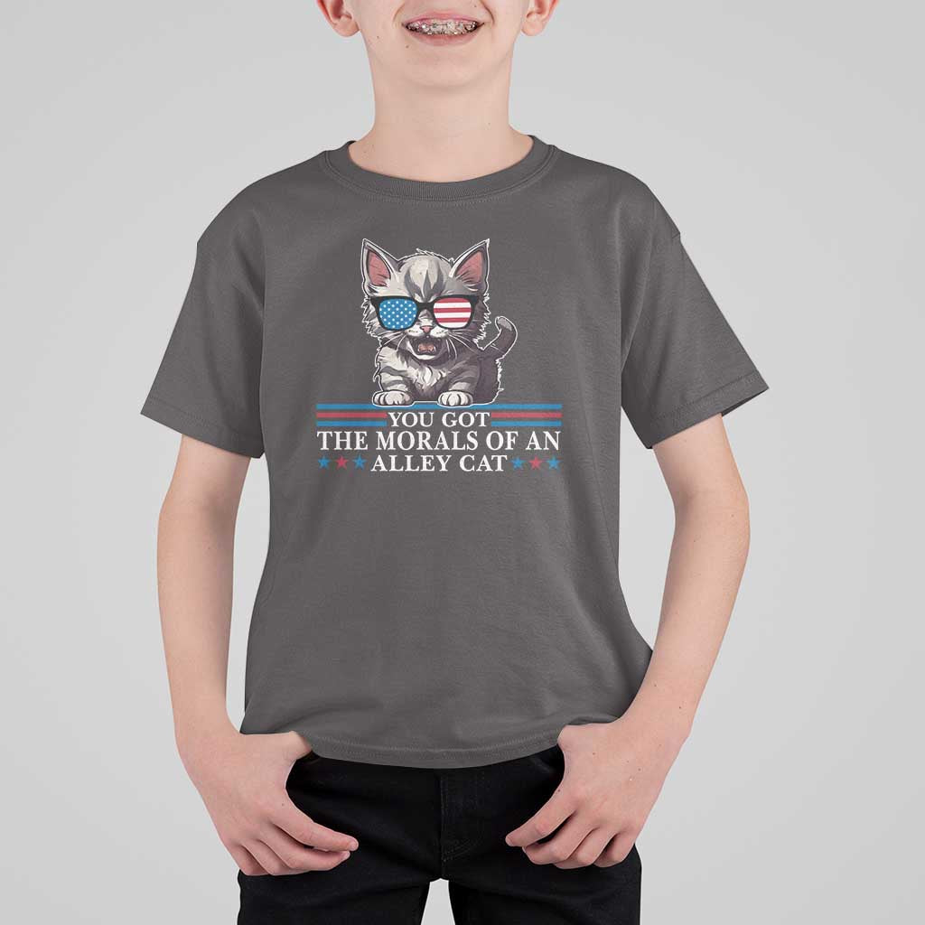 US President Election Debate 2024 T Shirt For Kid Morals Of An Alley Cat - Wonder Print Shop