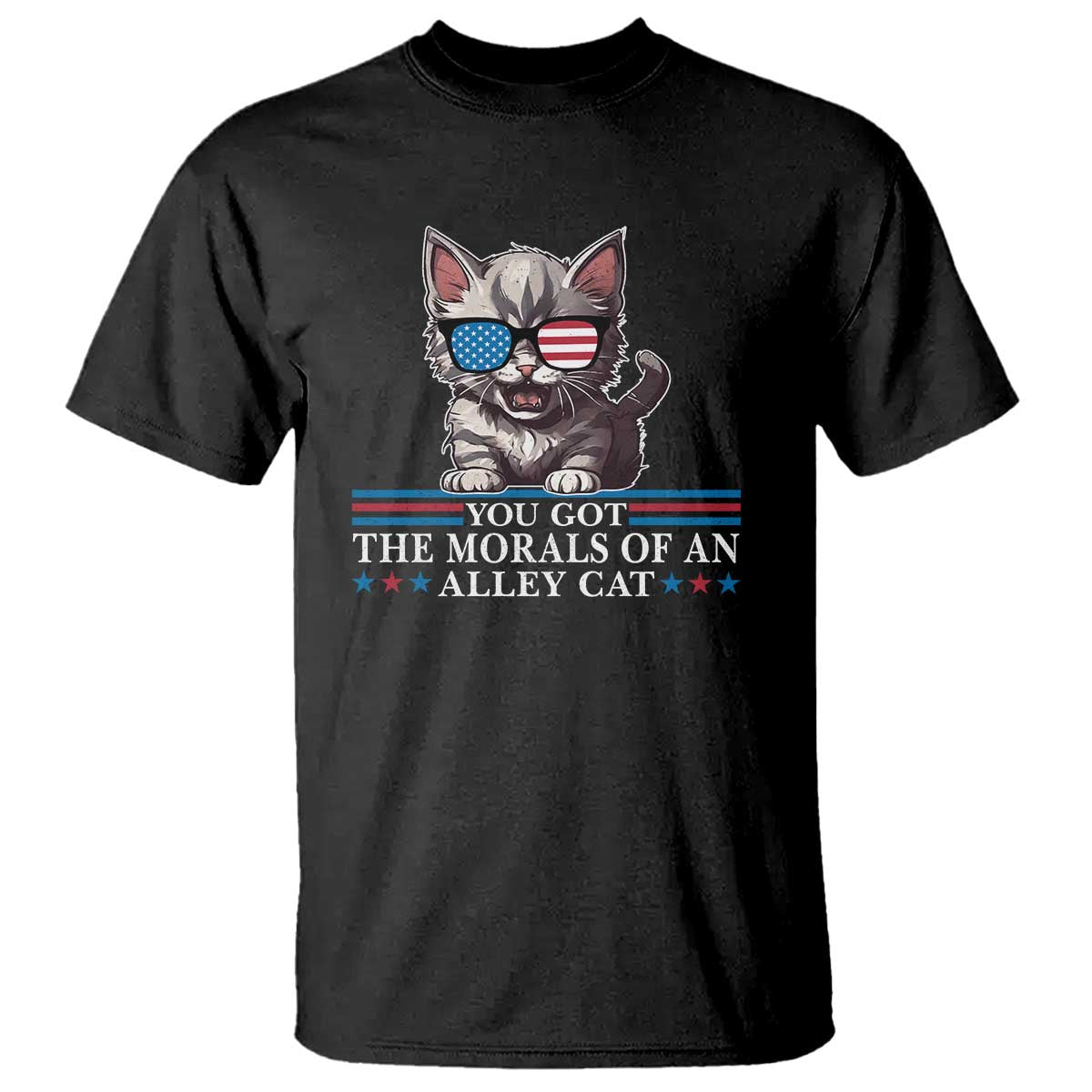 US President Election Debate 2024 T Shirt Morals Of An Alley Cat - Wonder Print Shop