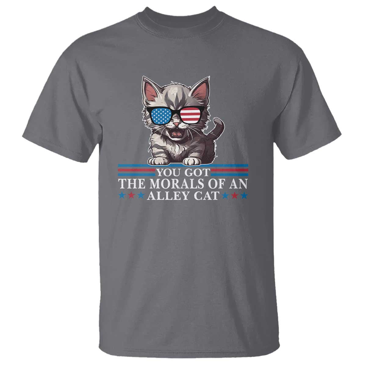 US President Election Debate 2024 T Shirt Morals Of An Alley Cat - Wonder Print Shop