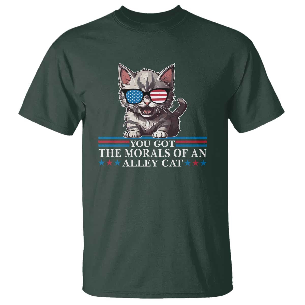 US President Election Debate 2024 T Shirt Morals Of An Alley Cat - Wonder Print Shop