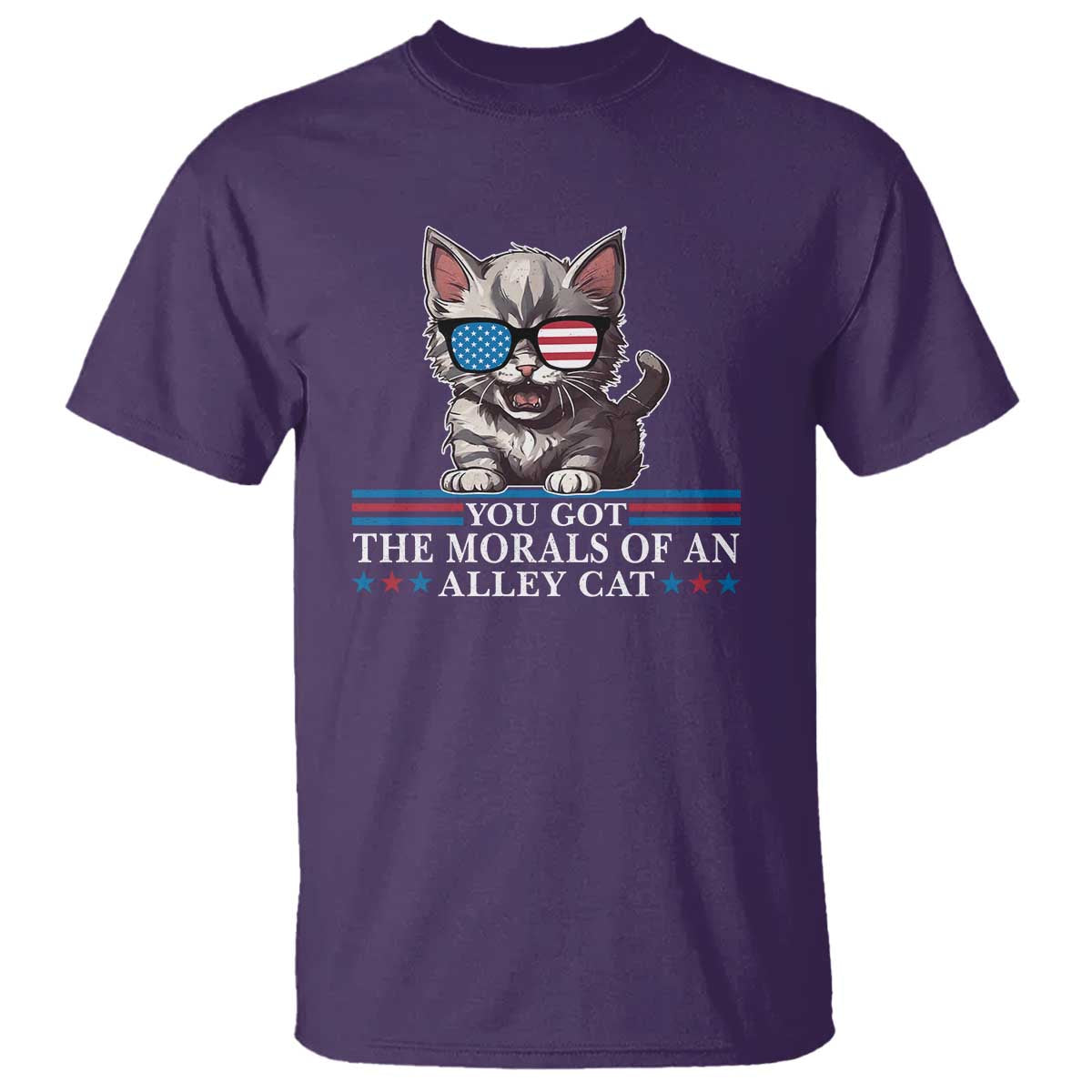 US President Election Debate 2024 T Shirt Morals Of An Alley Cat - Wonder Print Shop