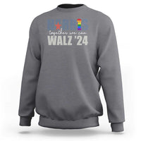 Harris Walz 2024 Sweatshirt Together We Can LGBTQ Rights - Wonder Print Shop