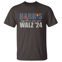 Harris Walz 2024 T Shirt Together We Can LGBTQ Rights - Wonder Print Shop