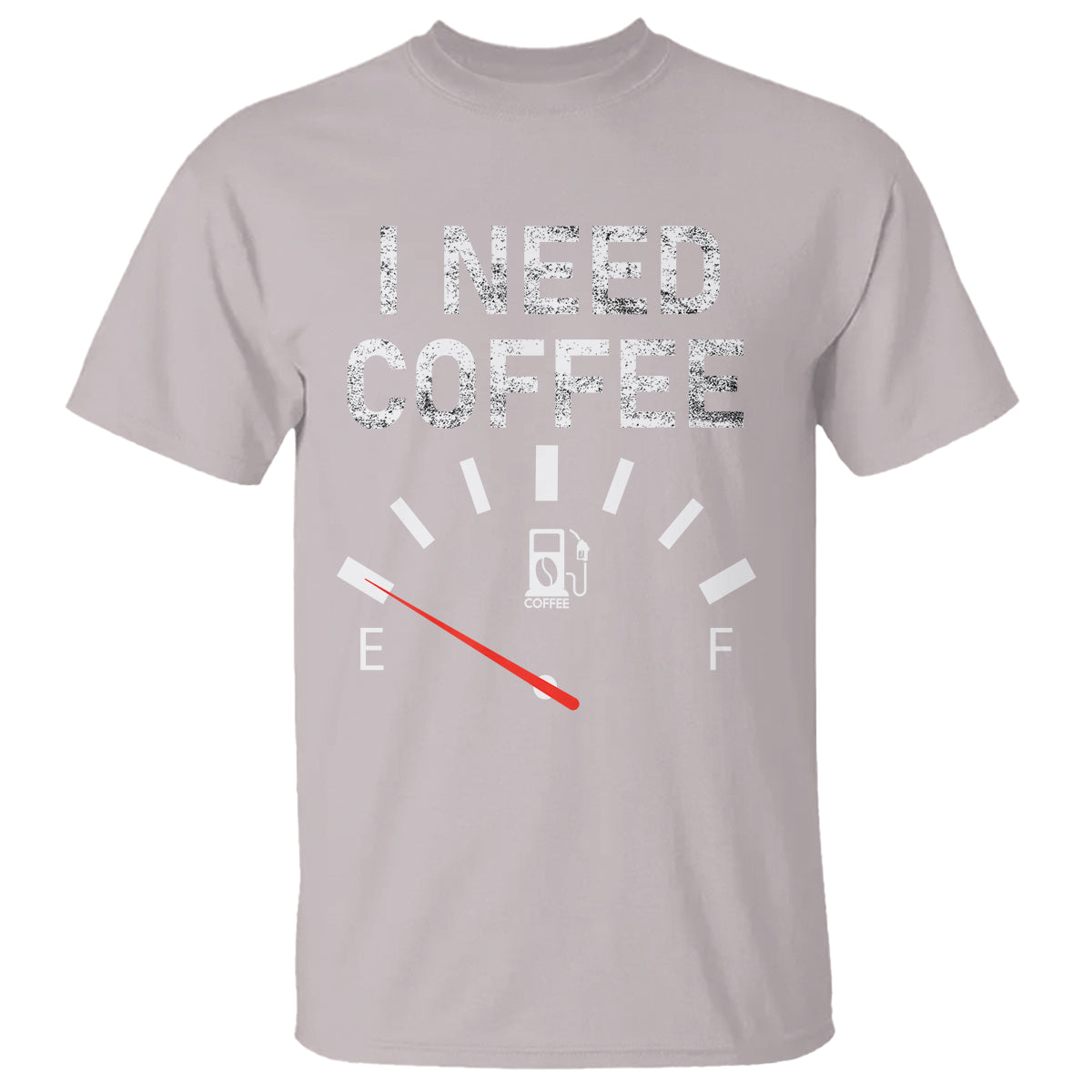 I Need Coffee Funny Coffee Meter Battery T Shirt - Wonder Print Shop