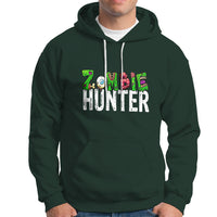 Zombie Hunter Eye Brain Hunting Halloween Costume Hoodie - Wonder Print Shop