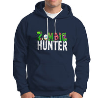 Zombie Hunter Eye Brain Hunting Halloween Costume Hoodie - Wonder Print Shop
