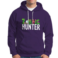 Zombie Hunter Eye Brain Hunting Halloween Costume Hoodie - Wonder Print Shop