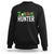 Zombie Hunter Eye Brain Hunting Halloween Costume Sweatshirt - Wonder Print Shop