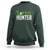 Zombie Hunter Eye Brain Hunting Halloween Costume Sweatshirt - Wonder Print Shop
