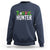 Zombie Hunter Eye Brain Hunting Halloween Costume Sweatshirt - Wonder Print Shop