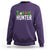 Zombie Hunter Eye Brain Hunting Halloween Costume Sweatshirt - Wonder Print Shop
