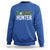 Zombie Hunter Eye Brain Hunting Halloween Costume Sweatshirt - Wonder Print Shop