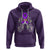 Just Breathe Purple Ribbon CF Cystic Fibrosis Awareness Hoodie - Wonder Print Shop