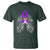 Just Breathe Purple Ribbon CF Cystic Fibrosis Awareness T Shirt - Wonder Print Shop