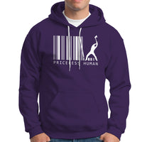 Priceless Human Funny Barcode Hoodie - Wonder Print Shop