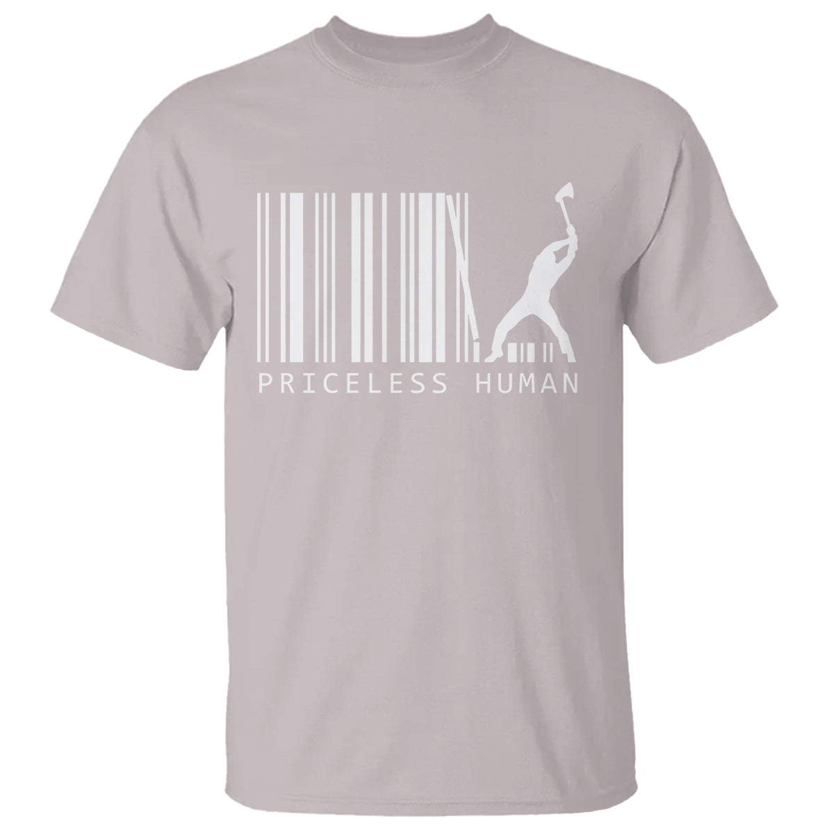 Priceless Human Funny Barcode T Shirt - Wonder Print Shop
