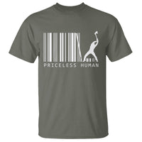 Priceless Human Funny Barcode T Shirt - Wonder Print Shop