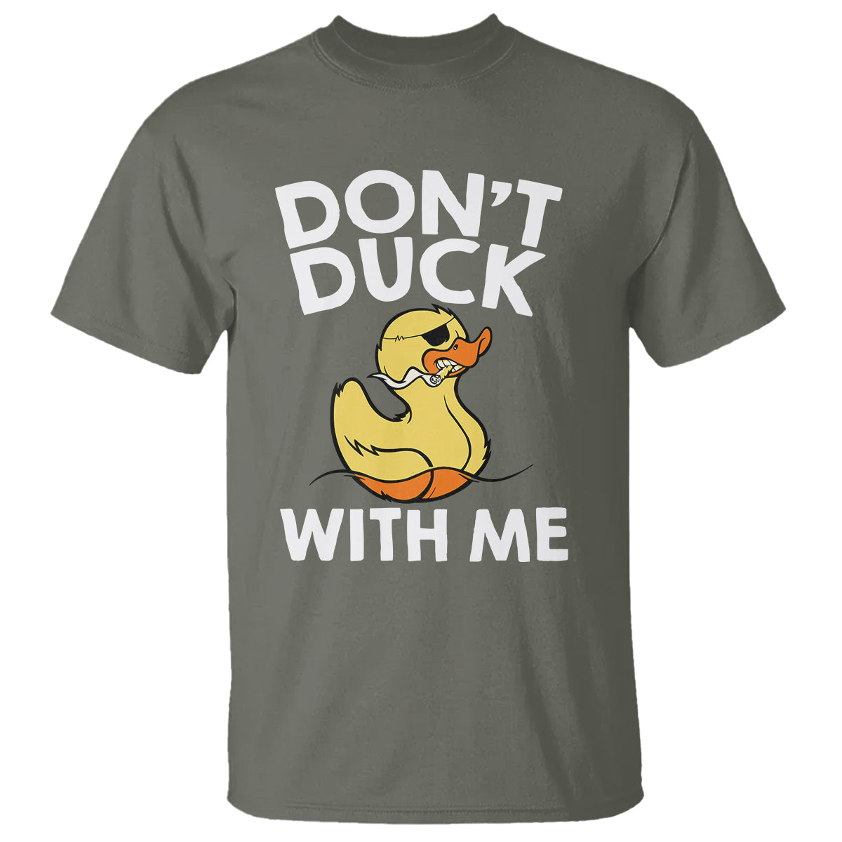Don't Duck With Me Funny Rubber Ducks T Shirt - Wonder Print Shop