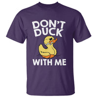Don't Duck With Me Funny Rubber Ducks T Shirt - Wonder Print Shop