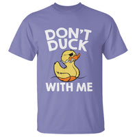 Don't Duck With Me Funny Rubber Ducks T Shirt - Wonder Print Shop