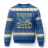 Rosh Hashanah Jewish Hanukkah Ugly Sweater Funny Shofar So Good - Wonder Print Shop