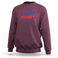 Rosh Hashanah Jewish Sweatshirt Apple Honey 5785 New Year Holiday 2024 - Wonder Print Shop