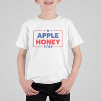 Rosh Hashanah Jewish T Shirt For Kid Apple Honey 5786 New Year Holiday 2025 - Wonder Print Shop
