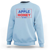Rosh Hashanah Jewish Sweatshirt Apple Honey 5786 New Year Holiday 2025 - Wonder Print Shop