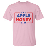 Rosh Hashanah Jewish T Shirt Apple Honey 5786 New Year Holiday 2025 - Wonder Print Shop