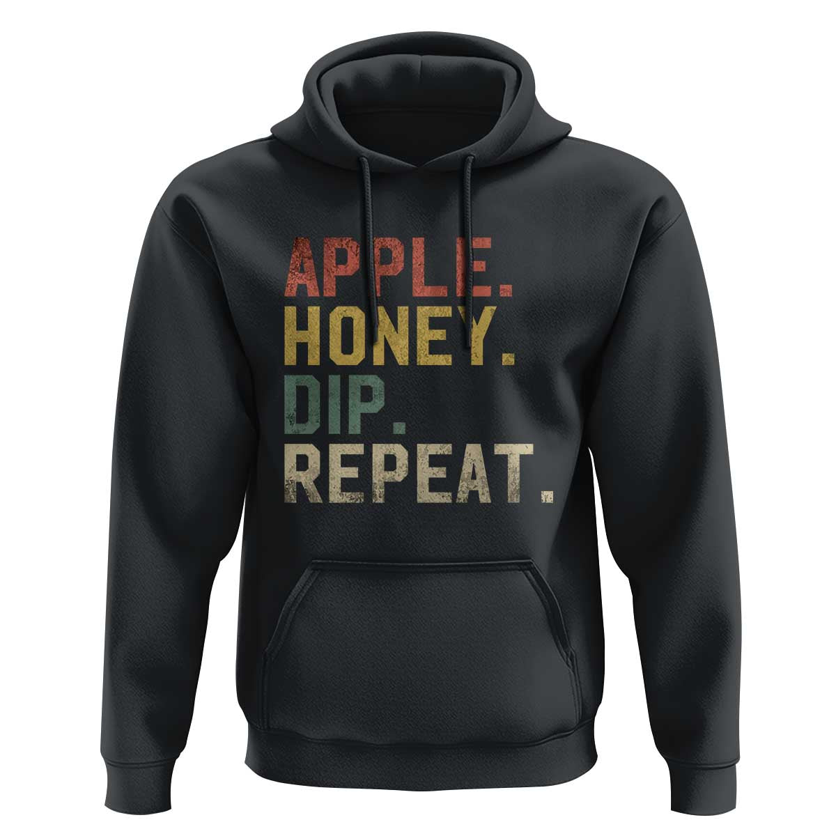 Rosh Hashanah Jewish Hoodie Apple Honey Dip Repeat