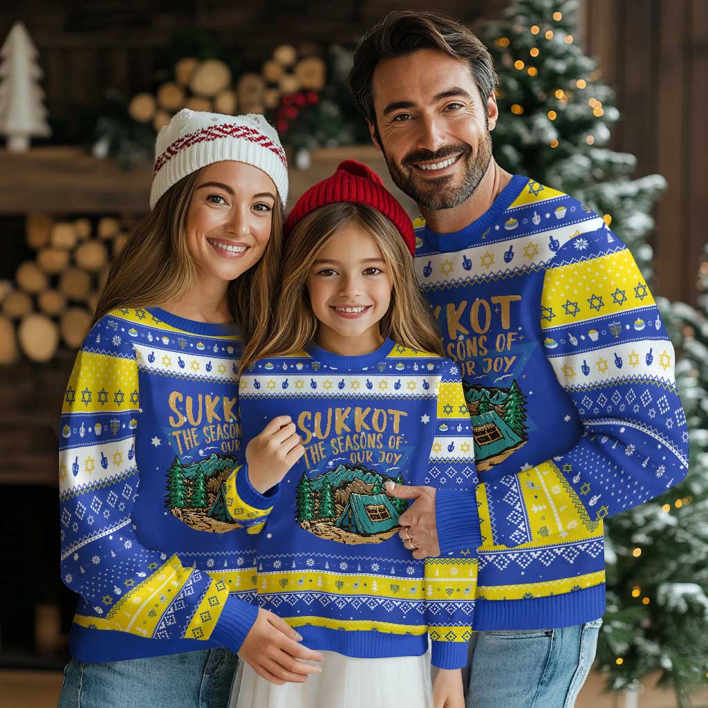 Sukkot Hanukkah Ugly Sweater The Season Of Our Joy Jewish Holiday - Wonder Print Shop