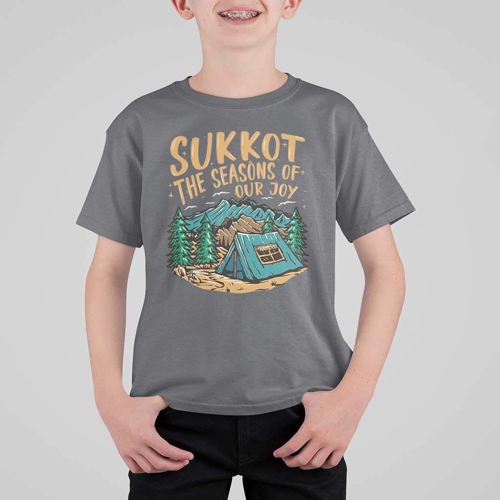 Sukkot T Shirt For Kid The Season Of Our Joy Jewish Holiday - Wonder Print Shop