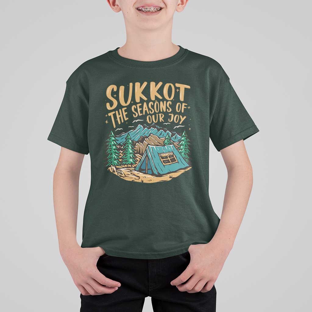 Sukkot T Shirt For Kid The Season Of Our Joy Jewish Holiday - Wonder Print Shop