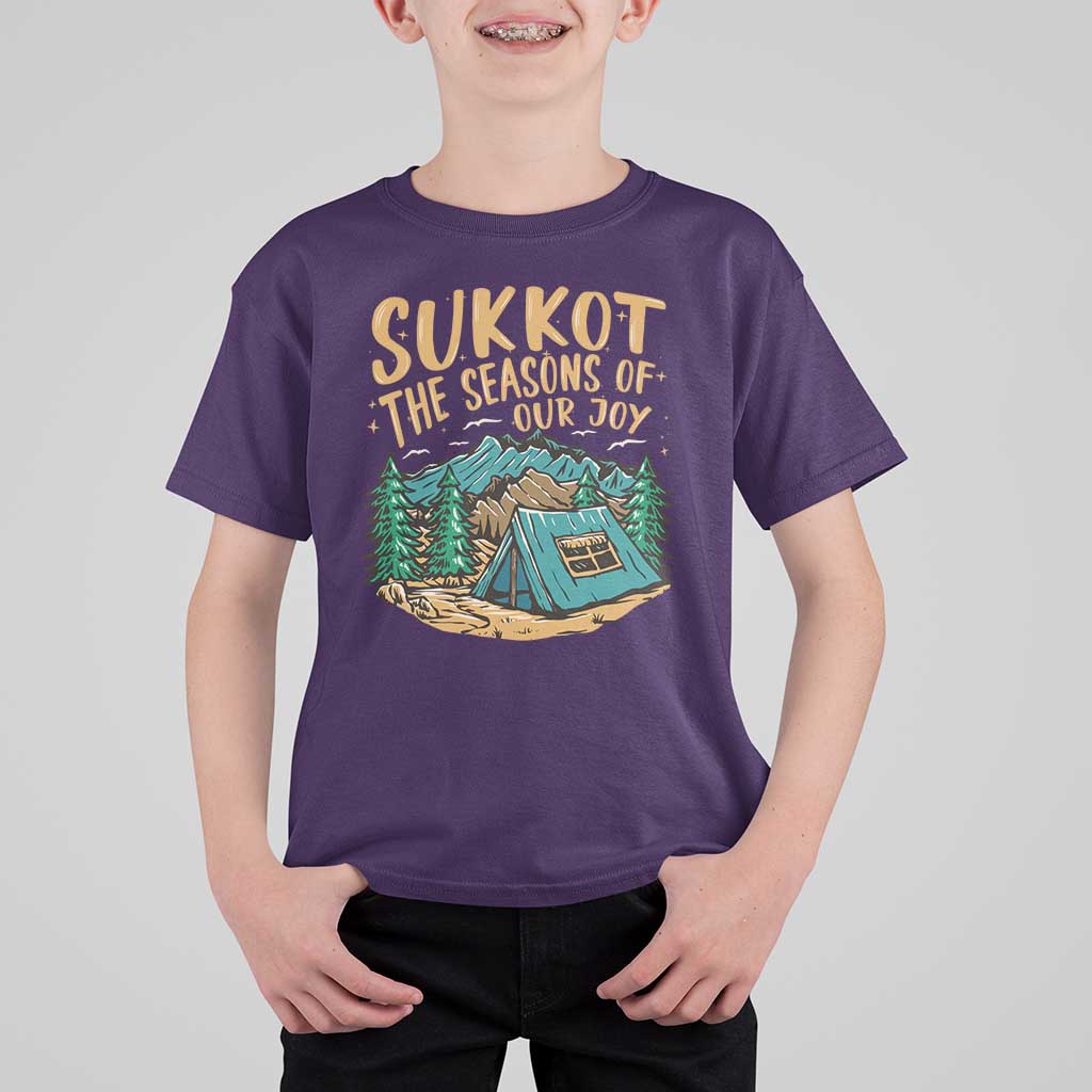 Sukkot T Shirt For Kid The Season Of Our Joy Jewish Holiday - Wonder Print Shop