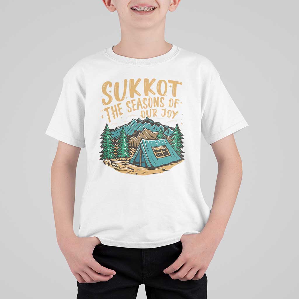 Sukkot T Shirt For Kid The Season Of Our Joy Jewish Holiday - Wonder Print Shop