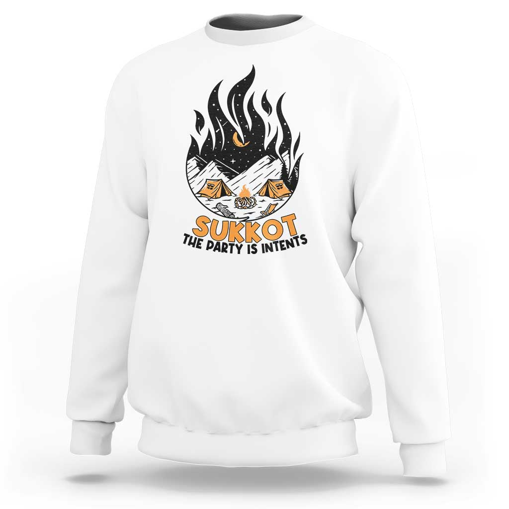 Sukkot Sweatshirt The Party is Intents Jewish Holiday - Wonder Print Shop