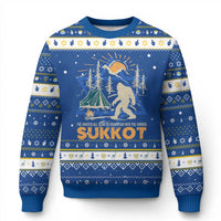 Funny Sukkot Hanukkah Ugly Sweater I've Waited All Year For Sukkot Bigfoot Jewish Holiday - Wonder Print Shop