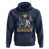 Funny Sukkot Hoodie I've Waited All Year For Sukkot Bigfoot Jewish Holiday