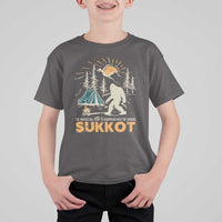 Funny Sukkot T Shirt For Kid I've Waited All Year For Sukkot Bigfoot Jewish Holiday - Wonder Print Shop