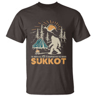 Funny Sukkot T Shirt I've Waited All Year For Sukkot Bigfoot Jewish Holiday - Wonder Print Shop