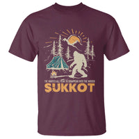 Funny Sukkot T Shirt I've Waited All Year For Sukkot Bigfoot Jewish Holiday - Wonder Print Shop