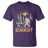 Funny Sukkot T Shirt I've Waited All Year For Sukkot Bigfoot Jewish Holiday - Wonder Print Shop