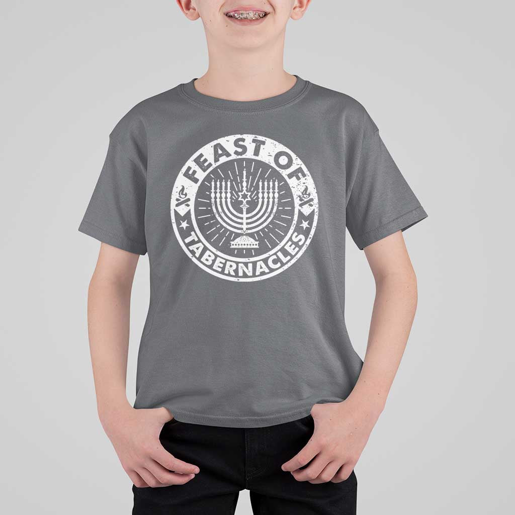 Sukkot T Shirt For Kid Feast of Tabernacles Jewish Holiday - Wonder Print Shop