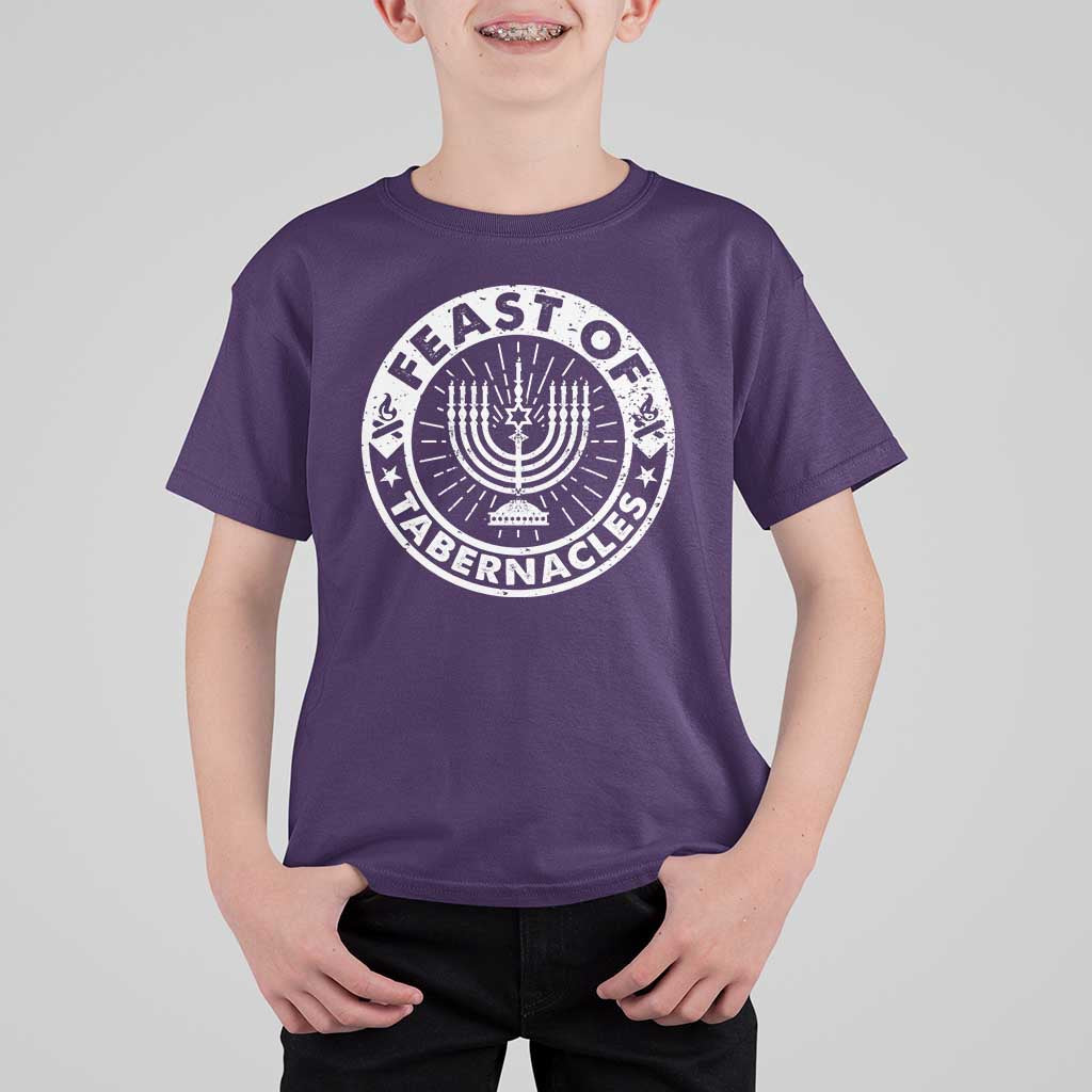 Sukkot T Shirt For Kid Feast of Tabernacles Jewish Holiday - Wonder Print Shop